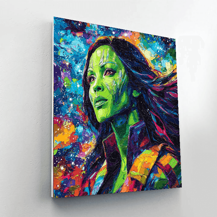 Zoe Saldana: The Galactic Empress Of Versatility Paint By Number