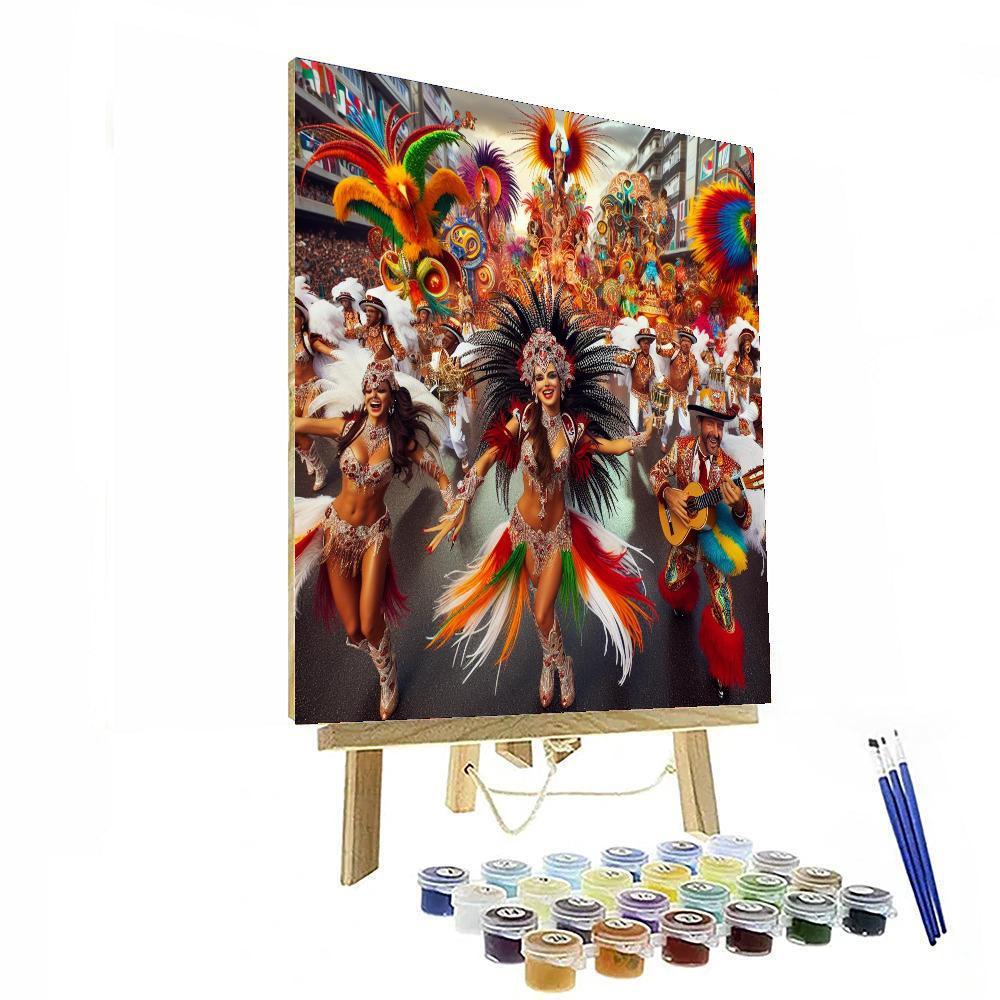 Carnival Of Barranquilla Paint By Color