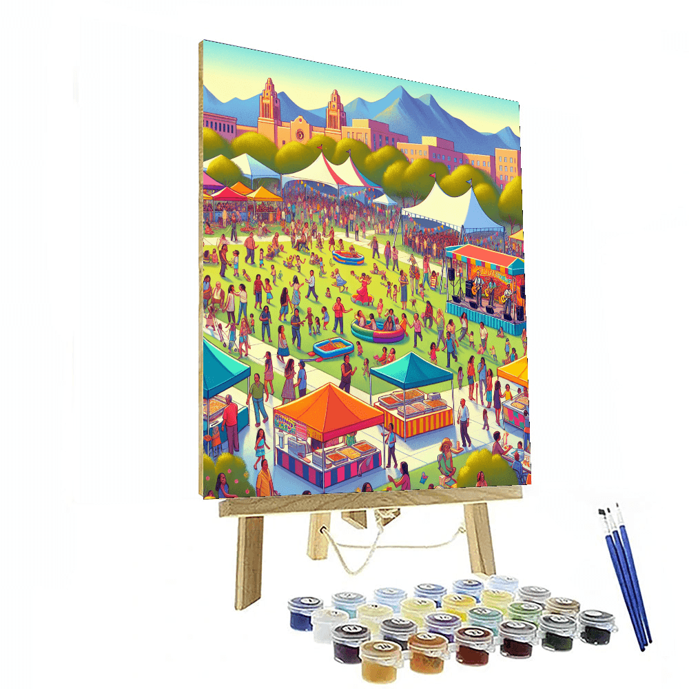 Albuquerque Summerfest - New Mexico, Usa DIY Paint By Numbers