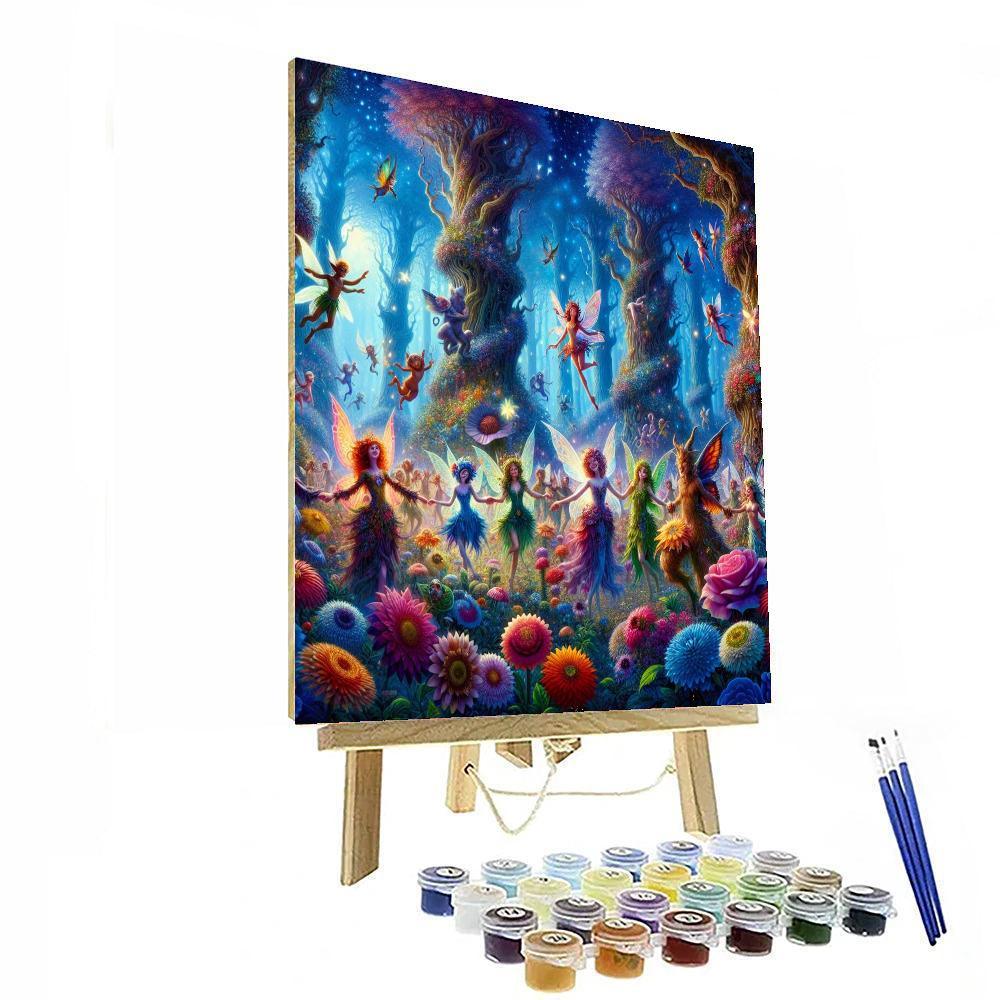 Mystical Fairy Forest For Kids Numbered Painting Kits