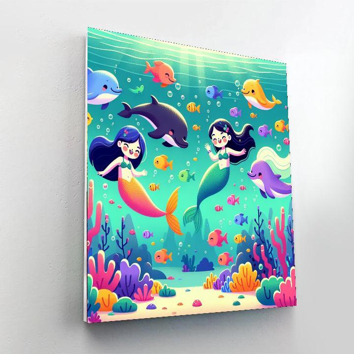 Gorgeous Ocean Adventures Paint By Numbers Art