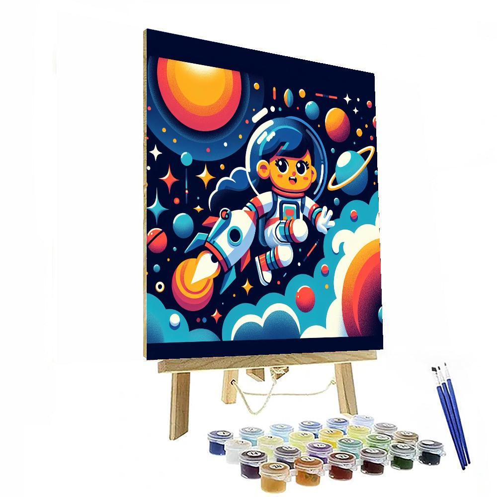 Outer Space Exploration Paint By Numbers Kits