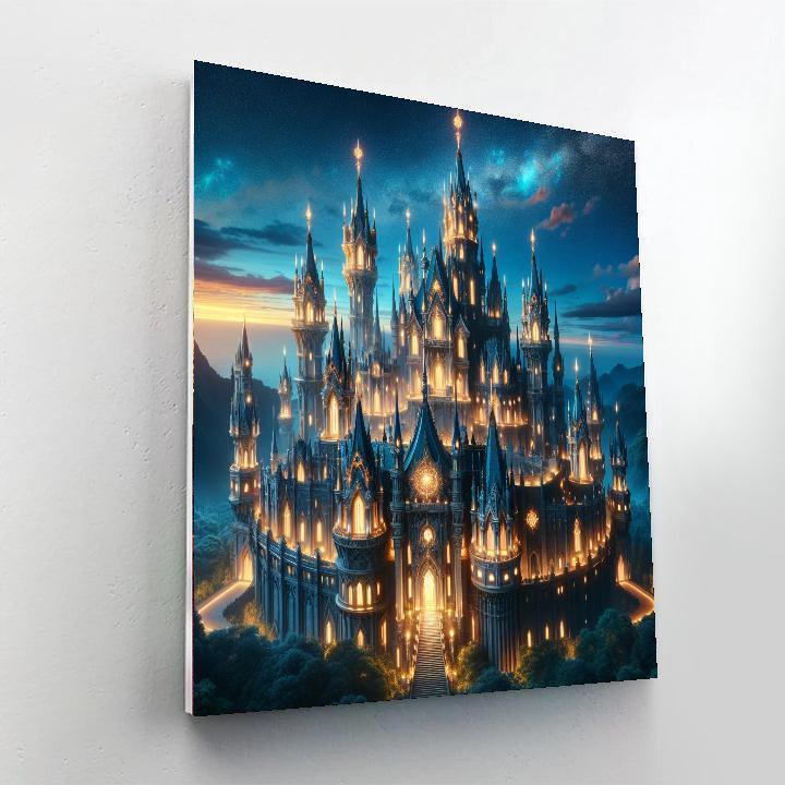 Fantasy Castle Illumination Paint By Numbers Kits