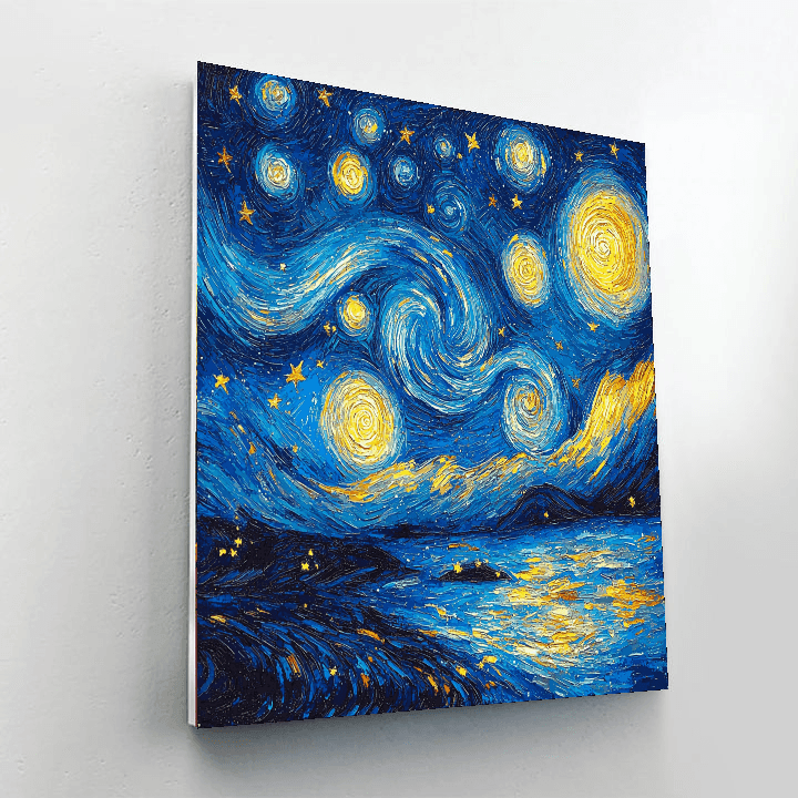 Vincent Van Gogh Inspired Starlit Skies  Paint By Number