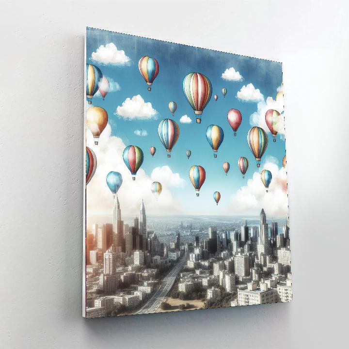 Whimsical Balloon Fiesta Paint By Color