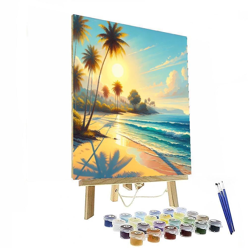 Breezy Coastal Vibes DIY Paint By Numbers
