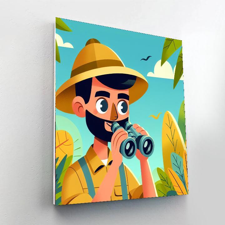 Safari Explorer's Challenge Painting By Numbers Kit