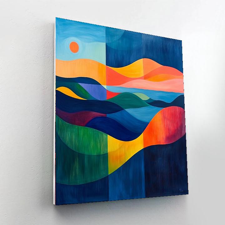 Paul Klee Inspired Chromatic Dialogue  Paint By Number