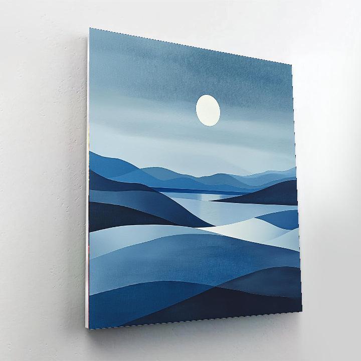 Agnes Martin Inspired Serenade Of Silence  Painting By Numbers Kit