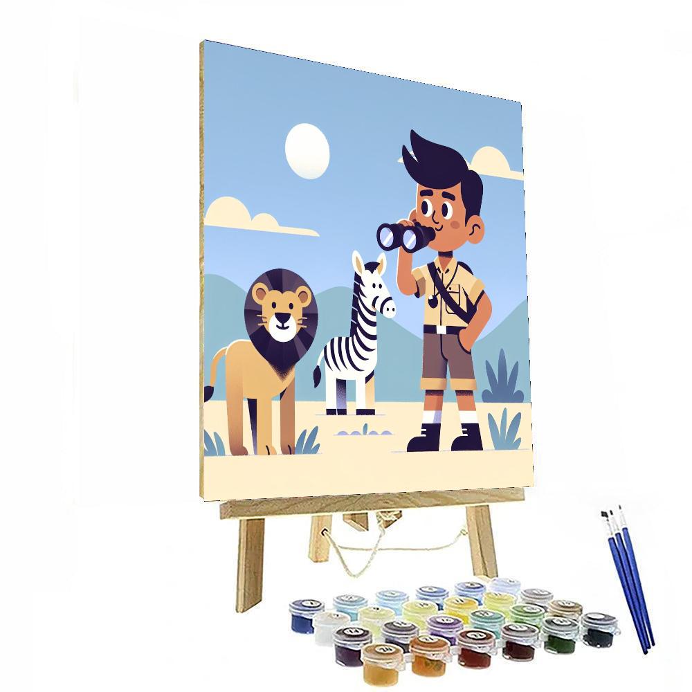Safari Adventure Tale Numbered Painting Kits
