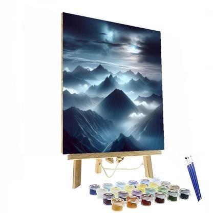 Mysterious Mountains Paint By Number