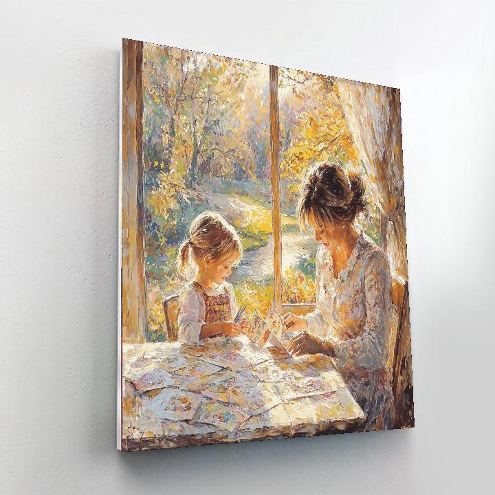 The Love Between Us Number Painting