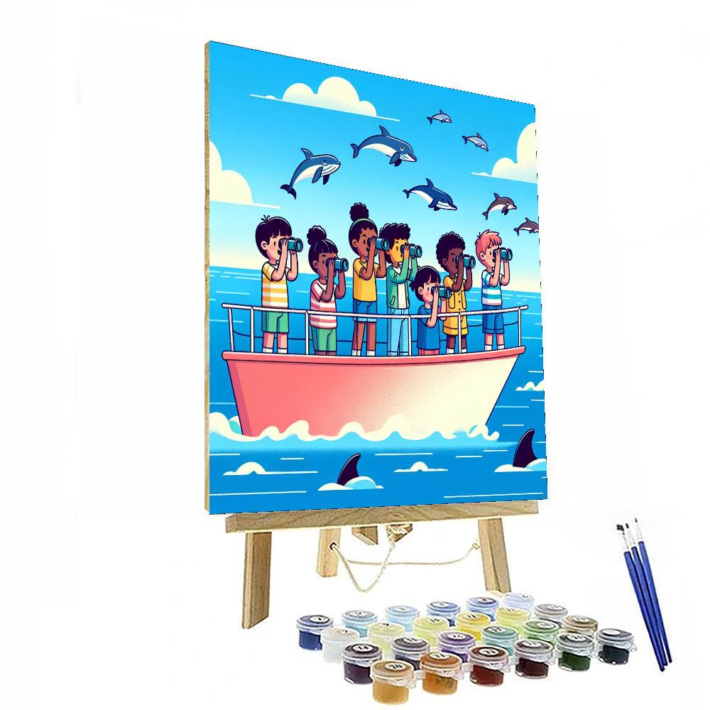 Whale Watchers Expedition Painting Number Kit