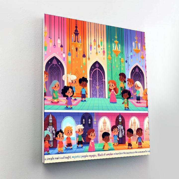 Fairy Tale Castle Quest Paint By Numbers