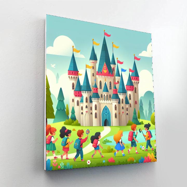 Magical Castle Journey DIY Paint By Numbers