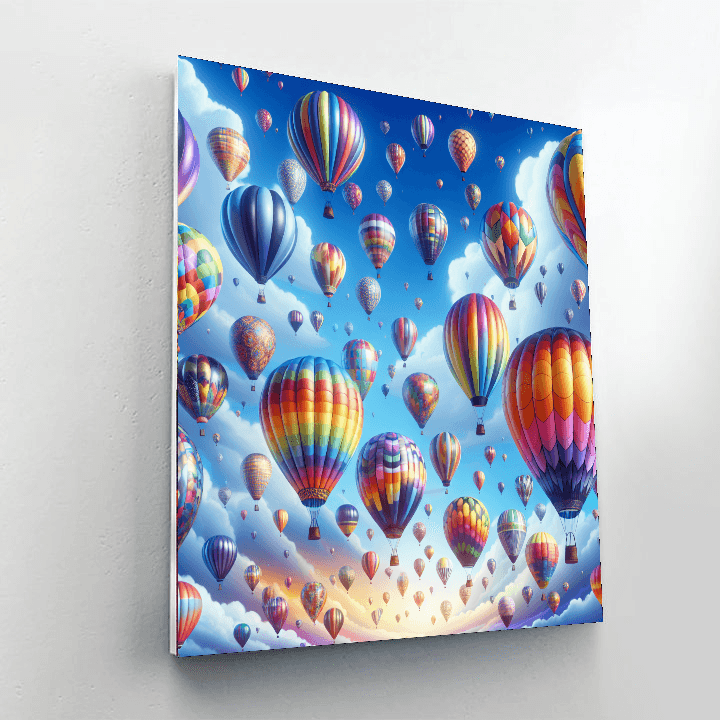 Fantasy Balloon Fiesta Paint By Numbers