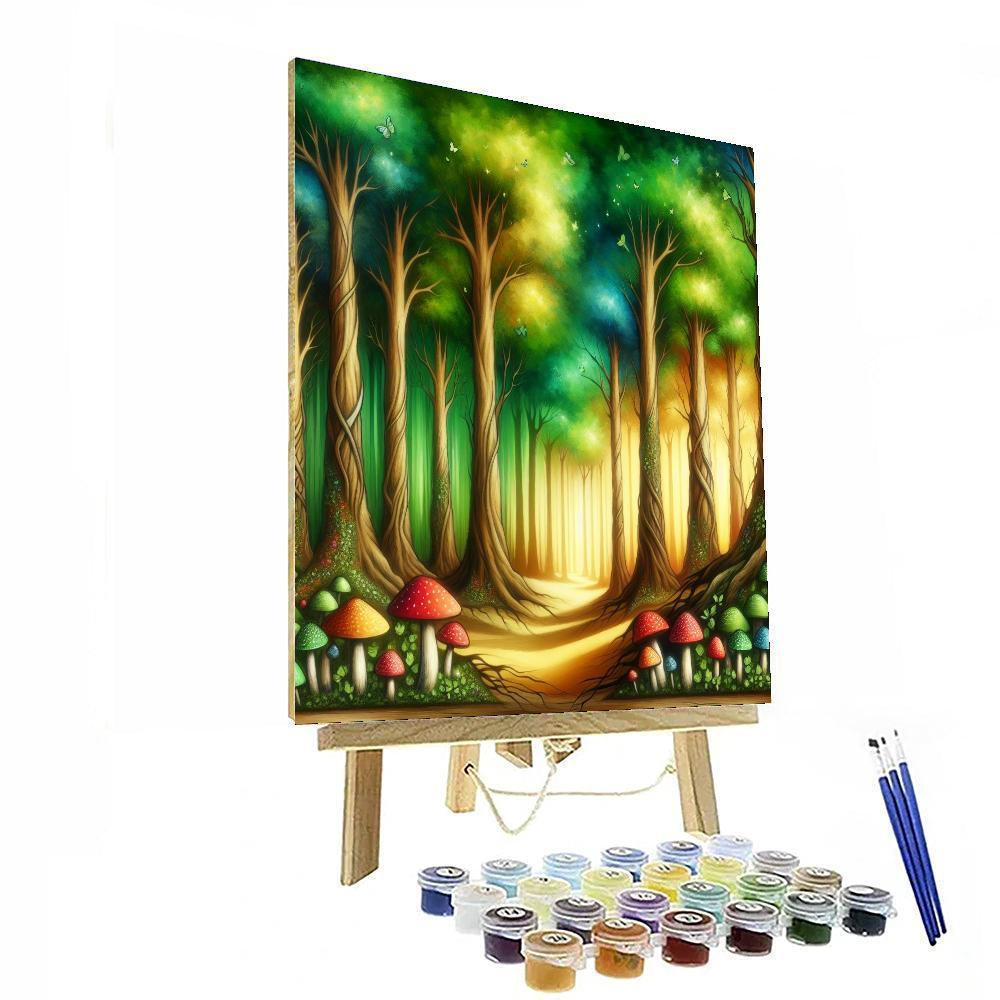 Fairytale Forest Hideaway Number Painting