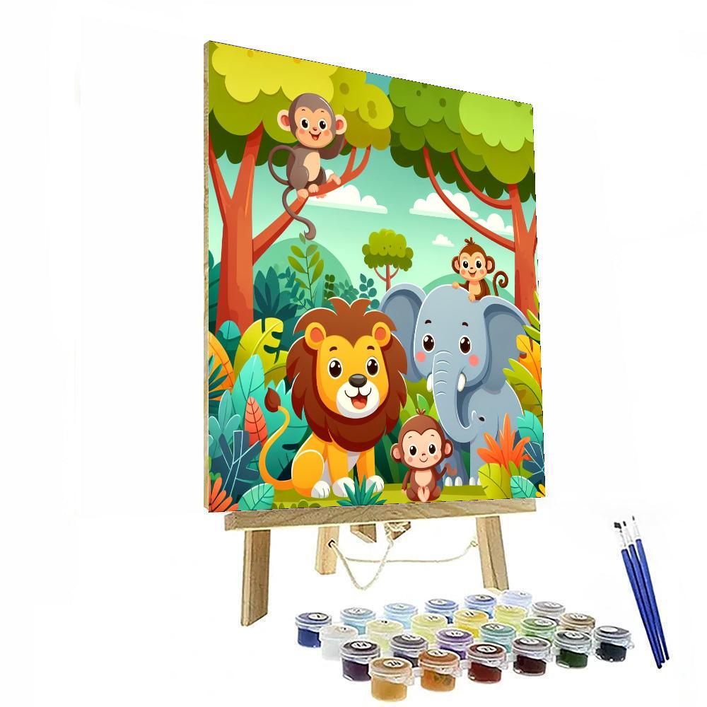 Daring Animal Explorers Paint By Color