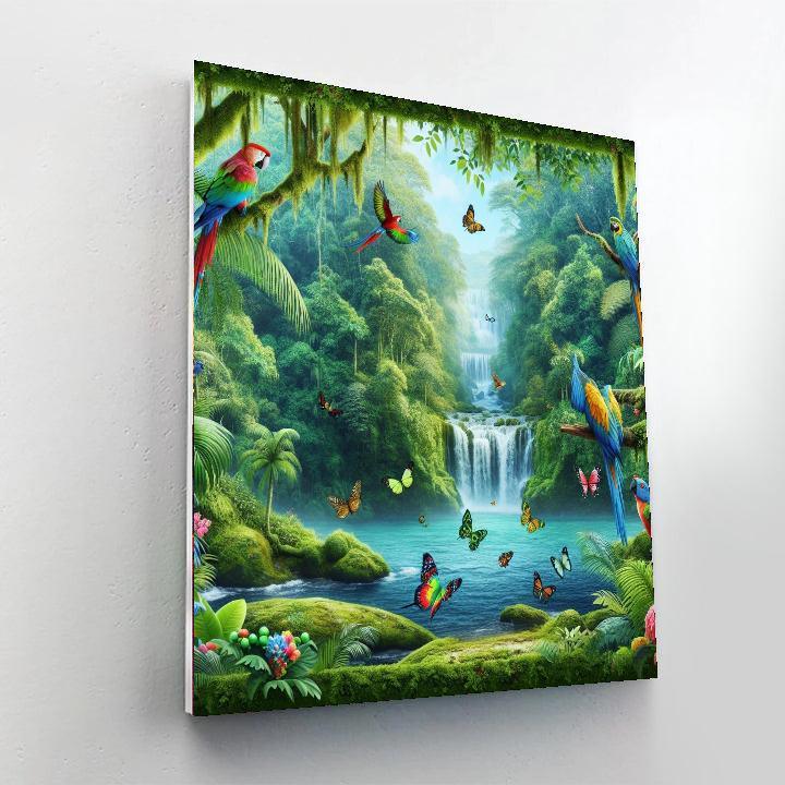 Rainforest Echoes Paint By Color