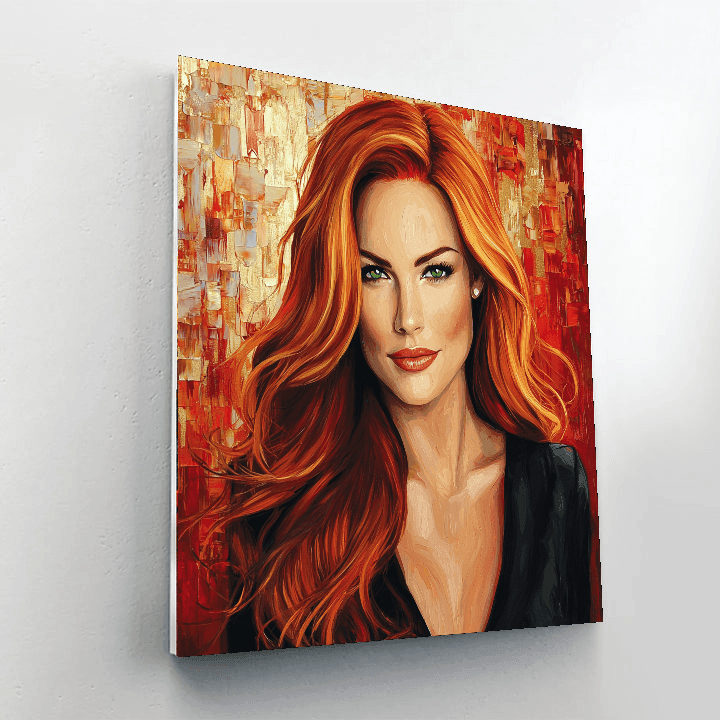 Jessica Chastain: The Radiance Of Redhead Resilience Paint By Number