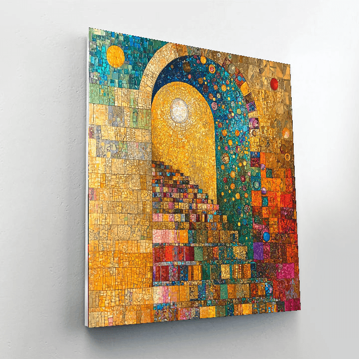 Gustav Klimt Inspired Mosaic Fantasy  Paint By Numbers
