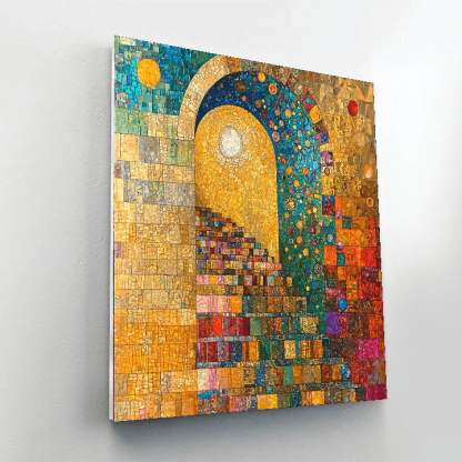 Gustav Klimt Inspired Mosaic Fantasy  Paint By Numbers