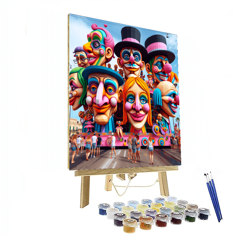 Carnevale Di Viareggio - Tuscany Painting By Numbers Kit