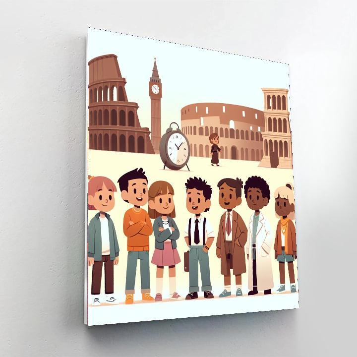 Time Traveler's Tale Paint By Number