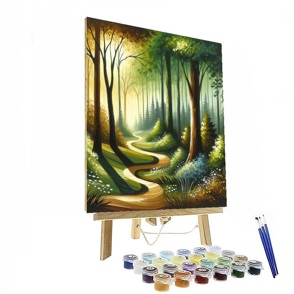 Serene Woodland Retreat Paint By Numbers