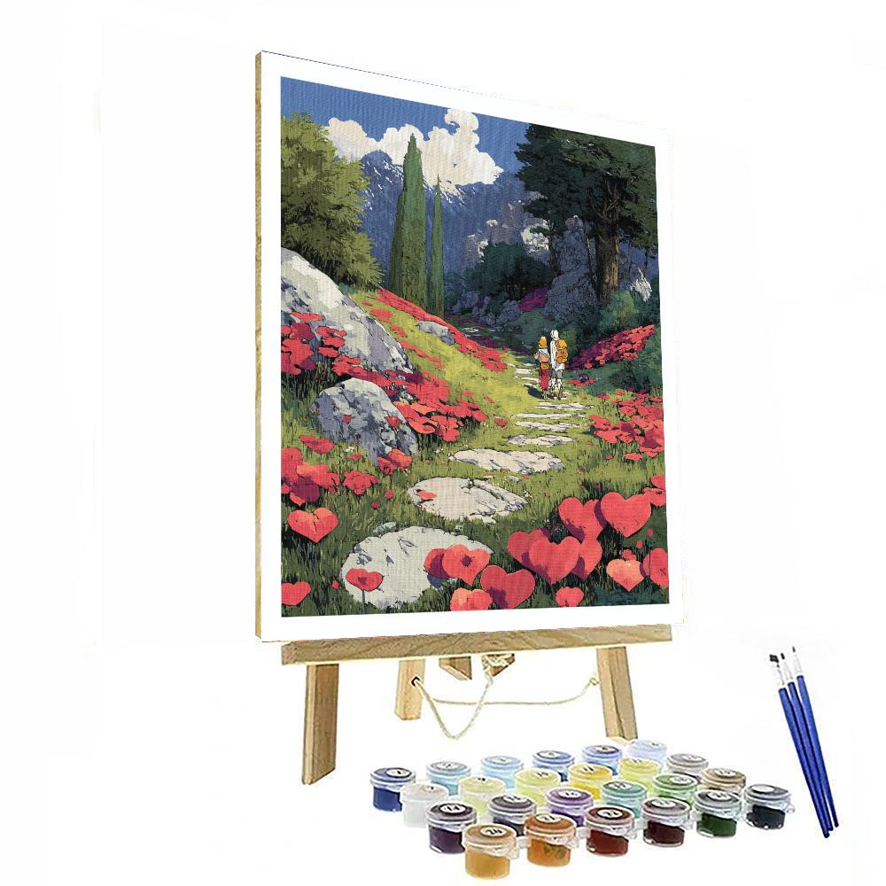 Heartfelt Paths Paint By Number