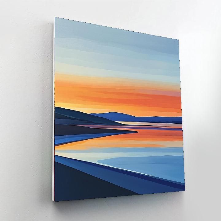 Michelangelo Inspired Dynamic Horizons  DIY Paint By Numbers