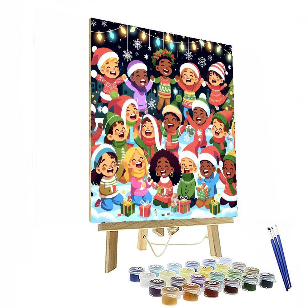 Charming Holiday Adventure Number Painting