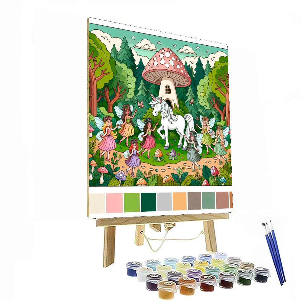 Fantasy Fae Celebration DIY Paint By Numbers