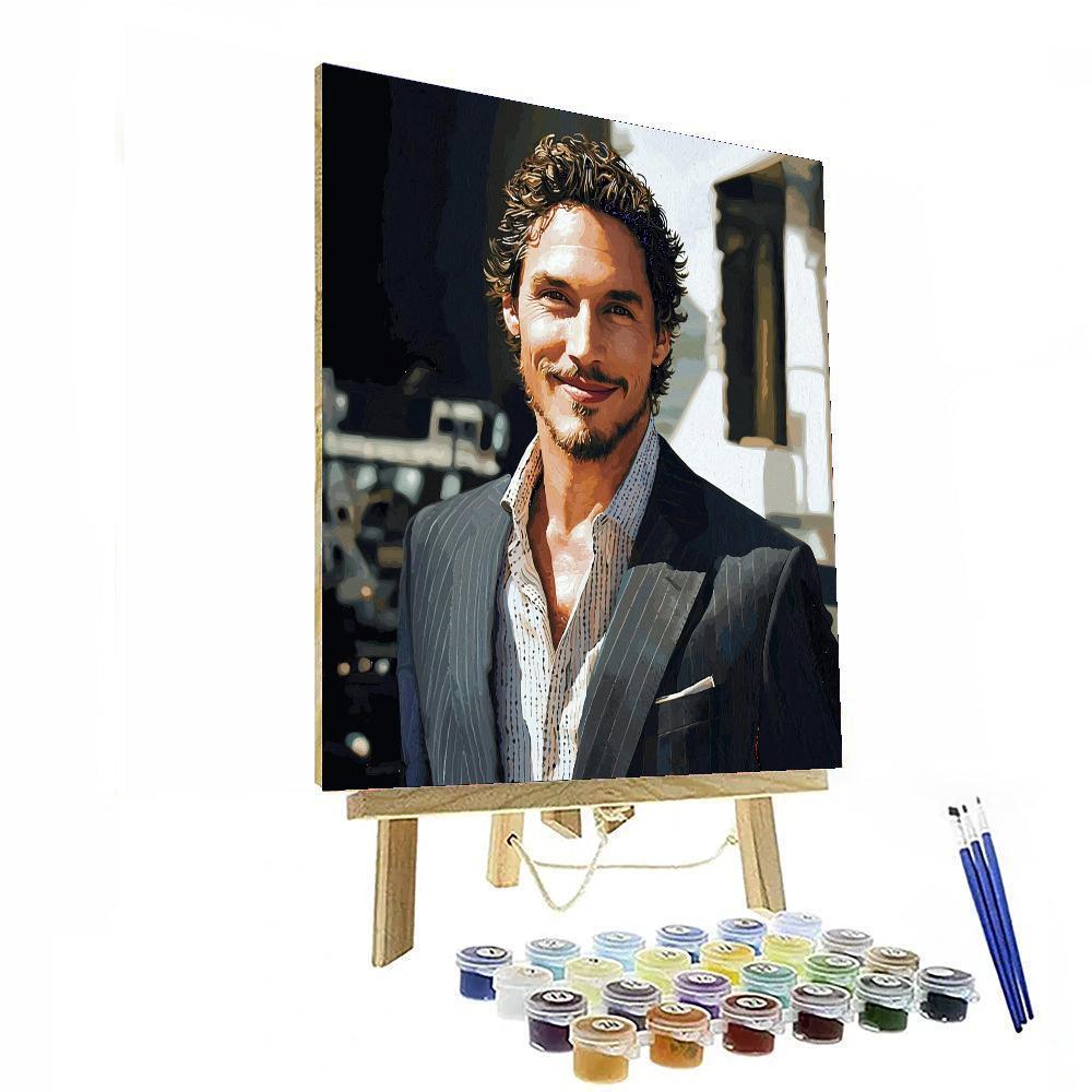 Matthew Mcconaughey: The Soulful Journey Of A Leading Man Numbered Painting Kits