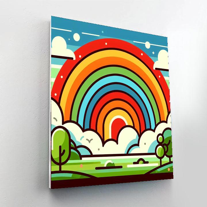 Radiant Rainbow Colors Paint By Color
