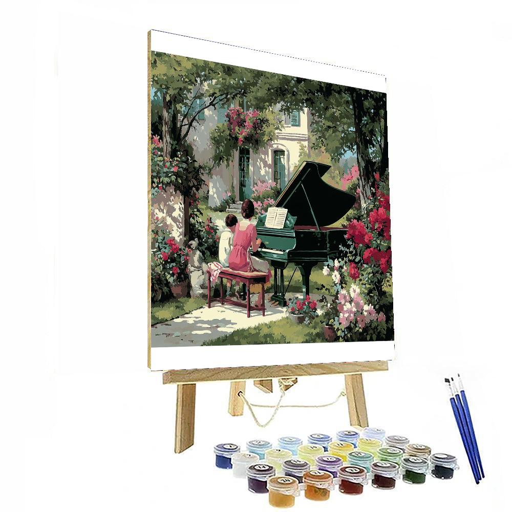 Piano Of Petals Paint By Numbers Kits