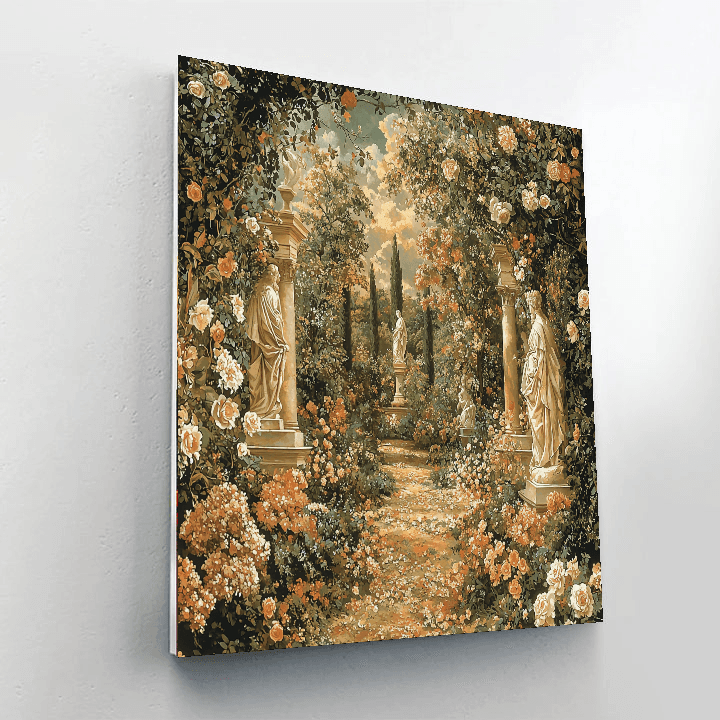 Leonardo Da Vinci Inspired Renaissance Garden Enigma  Paint By Numbers