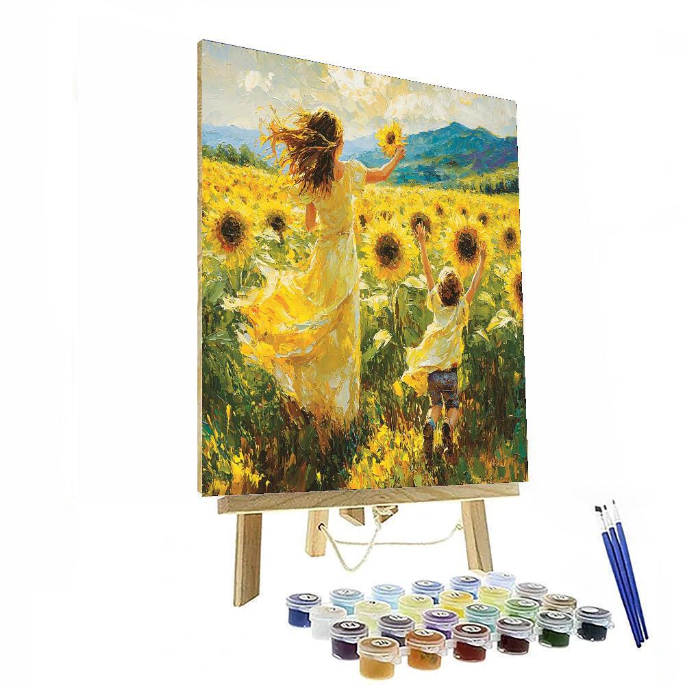 Fields Of Sunshine Numbered Painting Kits