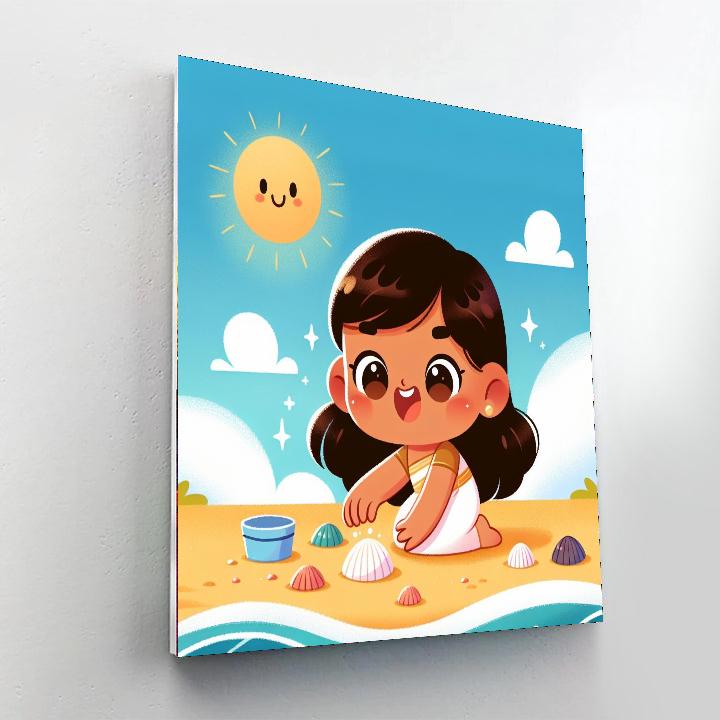 Seaside Shell Collector Numbered Painting Kits