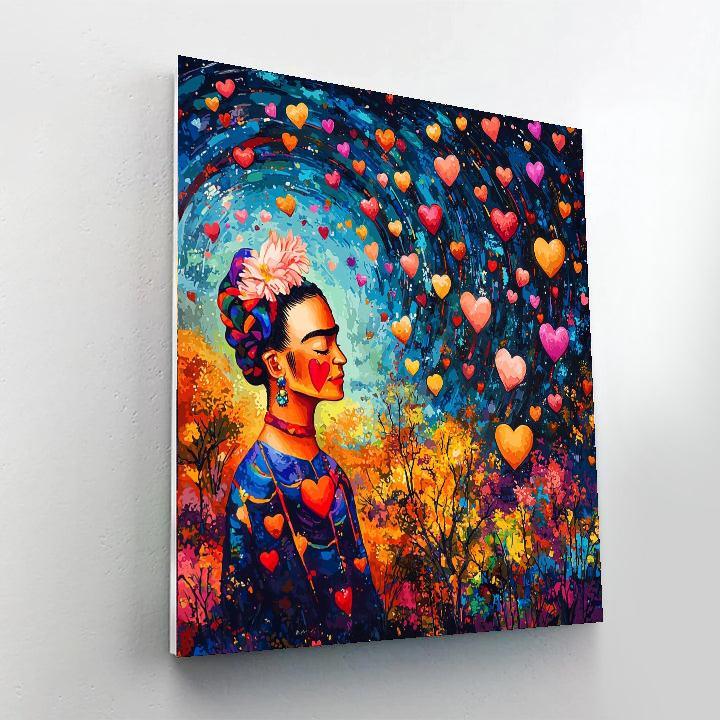 Frida Kahlo Inspired Dreamscape Of Identity  Painting Number Kit