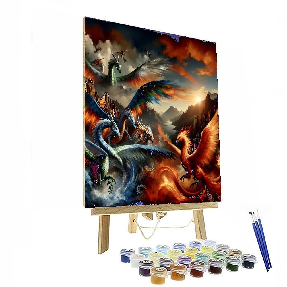 Ancient Mythical Creatures Paint By Number