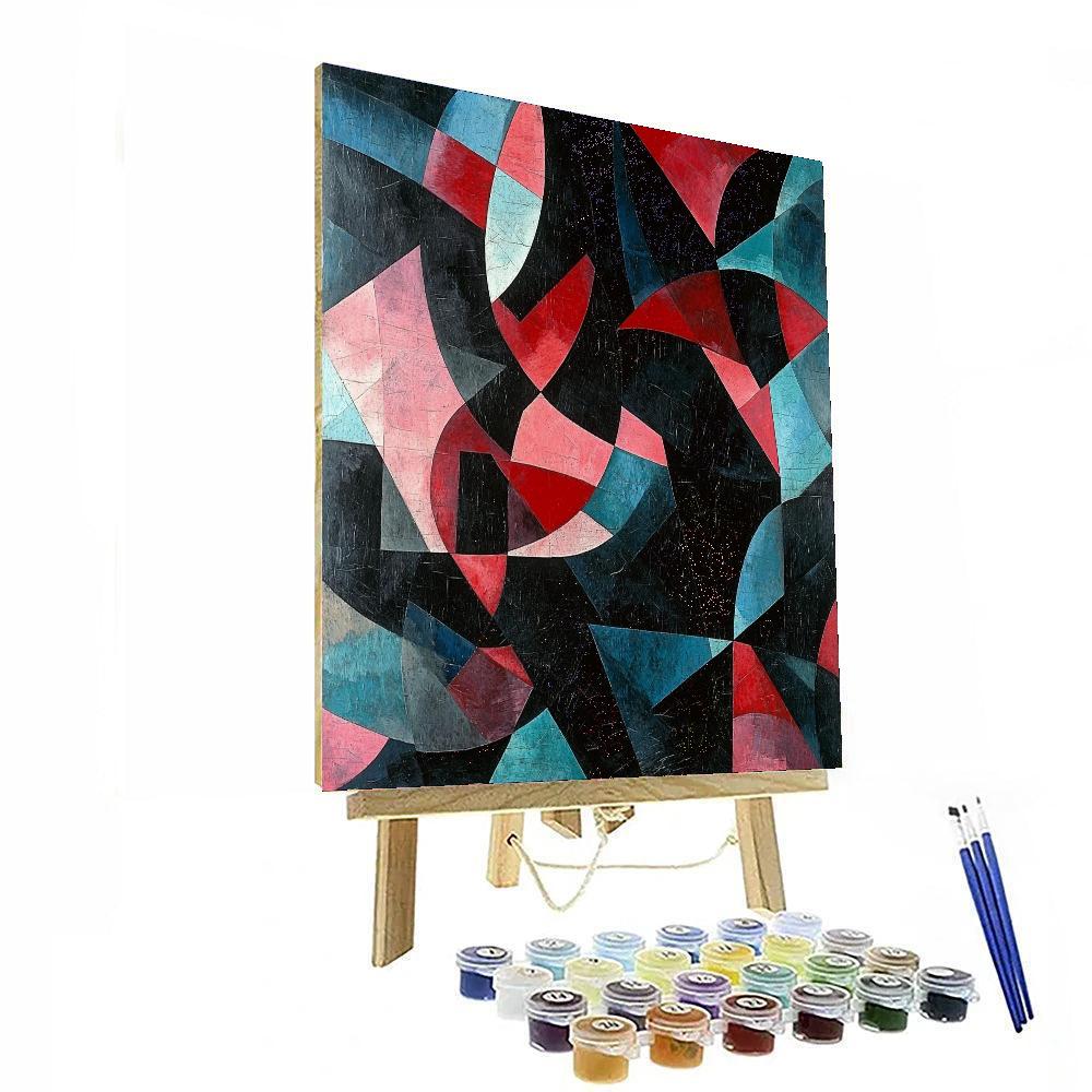 Kazimir Malevich Inspired Abstract Dimensions  Paint By Numbers