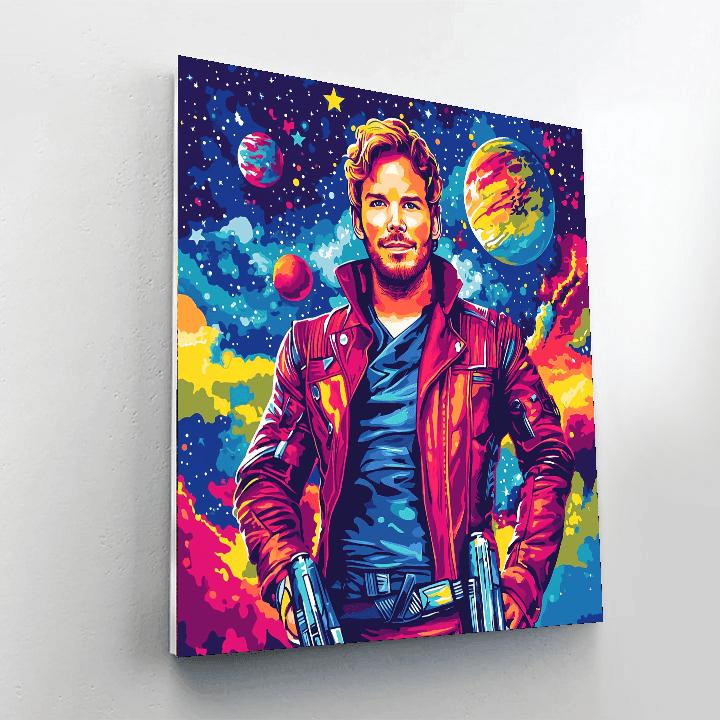 Chris Pratt: From Space Adventures To Jurassic Journeys Paint By Number