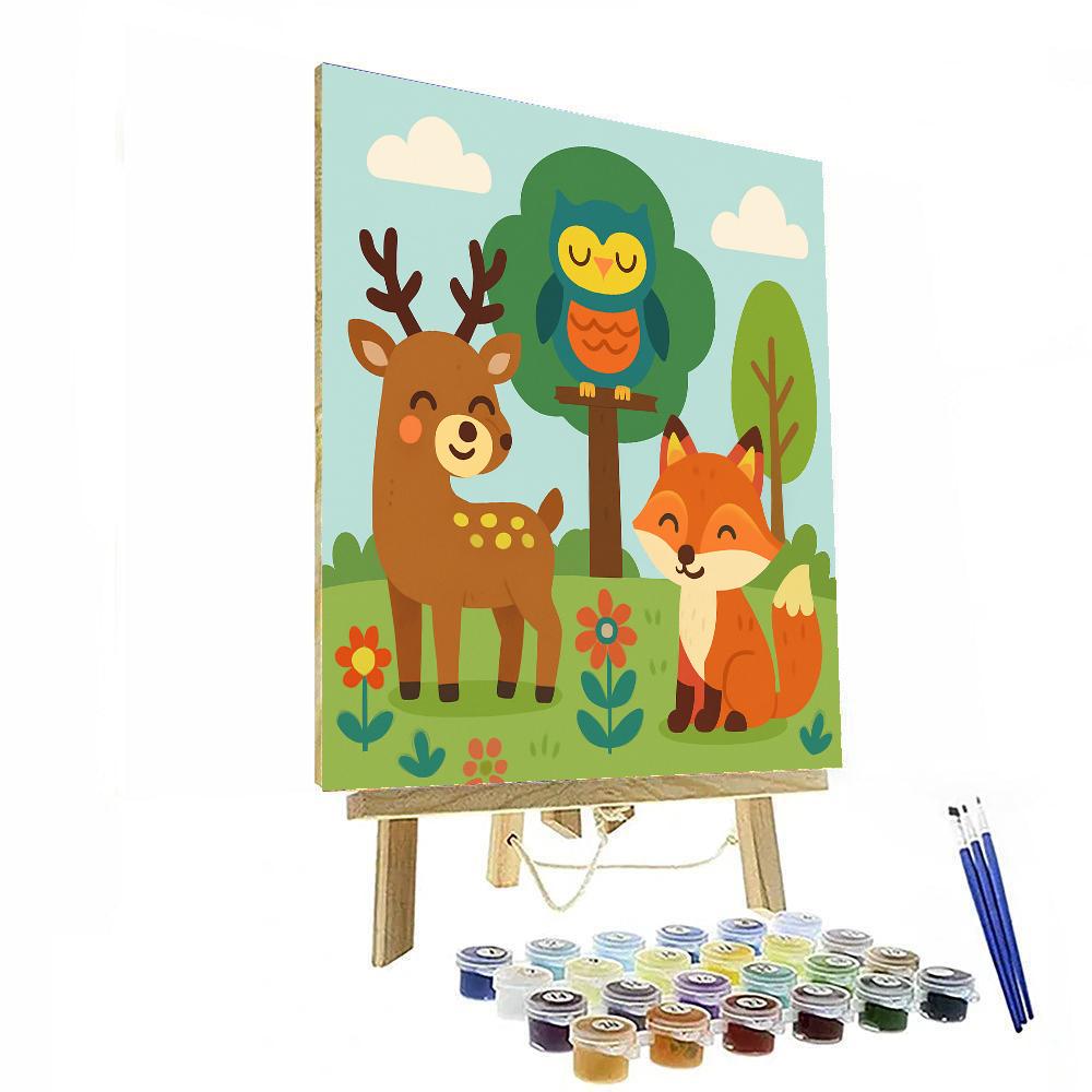 Wonderful Whimsical Wildlife Paint By Numbers Kits