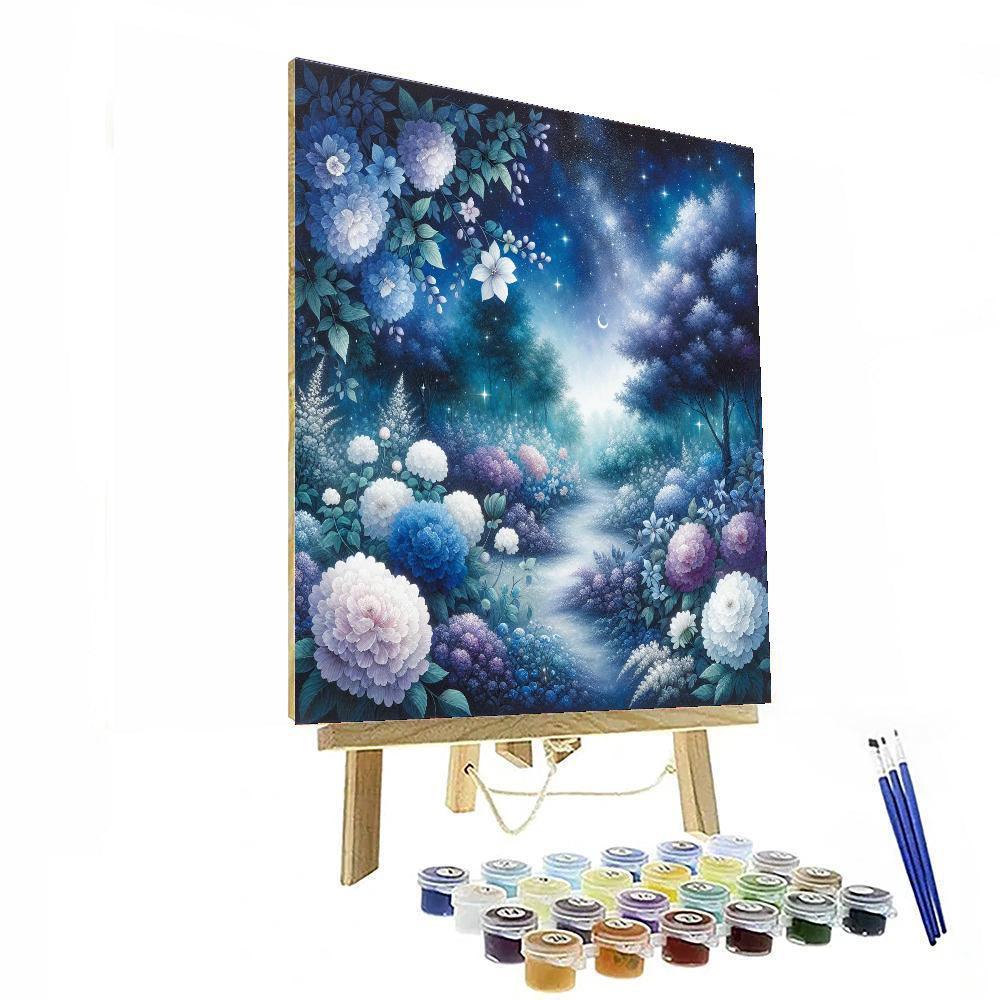 Magical Starlit Garden Paint By Number