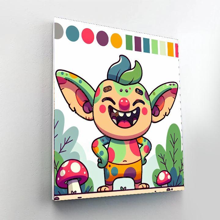 Giggling Goblin Painting Number Kit