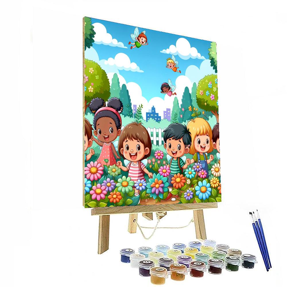 Fantasy Garden Exploration Painting Number Kit
