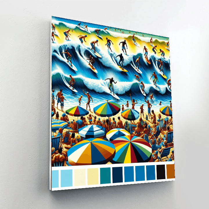 Dynamic Ocean Adventure Paint By Numbers Kits