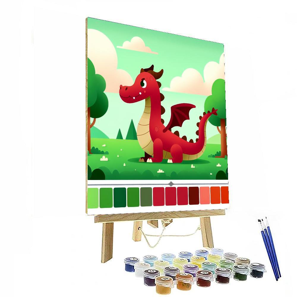 Dreamy Dragon Dance Paint By Color
