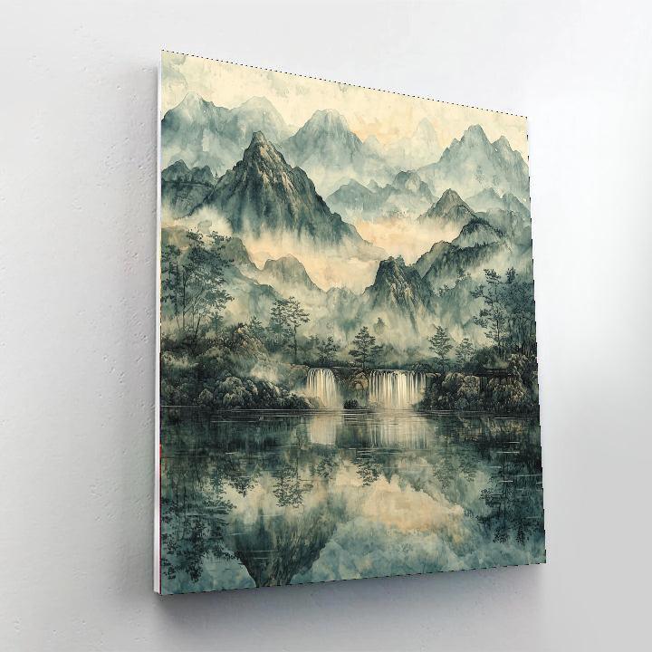 Zhao Mengfu Inspired Whispers Of Tranquility  DIY Paint By Numbers